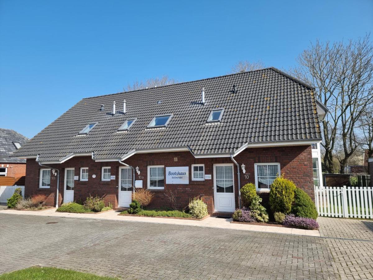 Ferienhaus Steuerbord Im Bootshaus Neßmersiel Zewnętrze zdjęcie